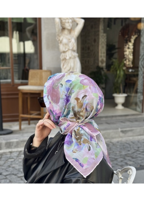  Ceylin Desenli Soft Eşarp-3