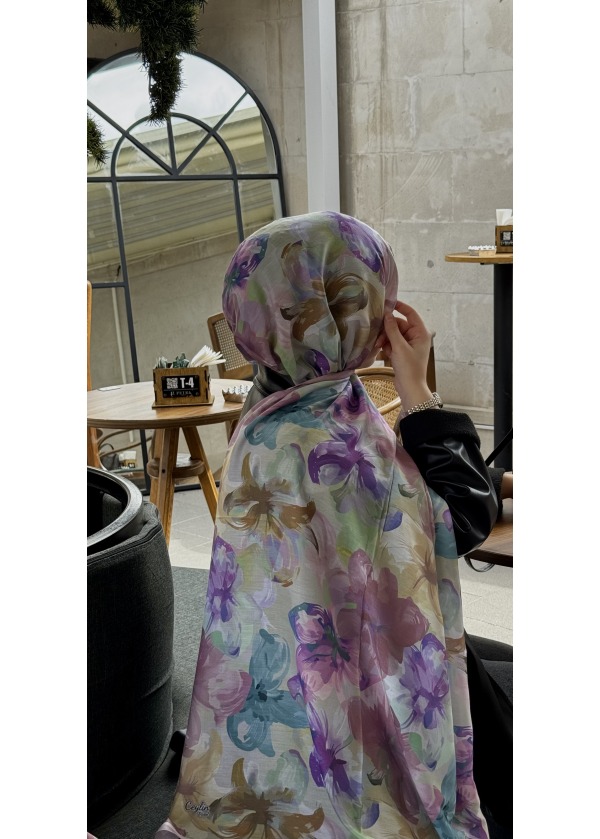  Ceylin desenli soft şal-4	