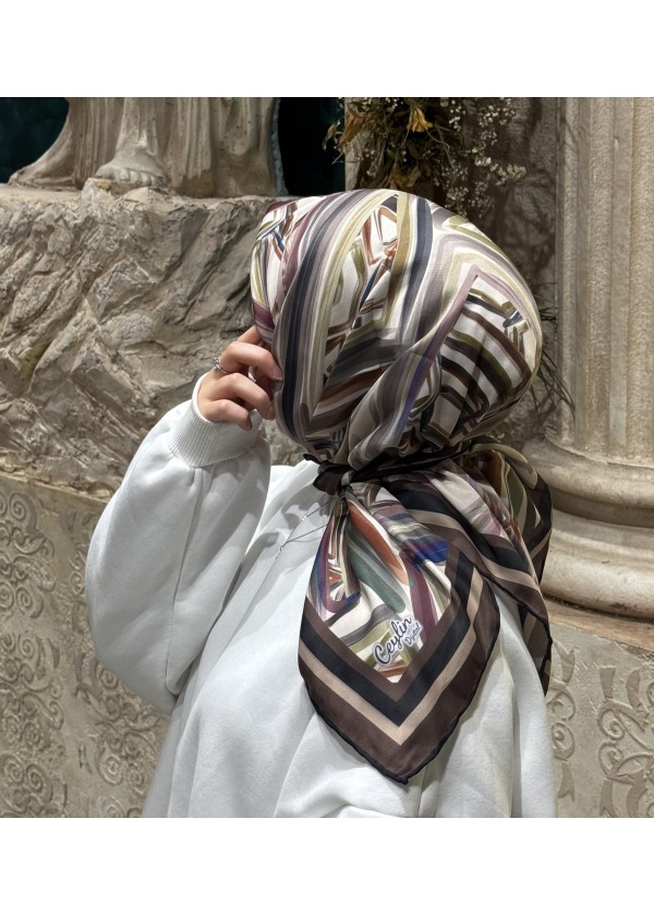 Ceylin Desenli Soft Eşarp-1	