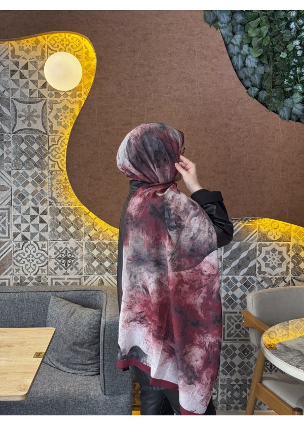  Ceylin Desenli Bambu Şal -3