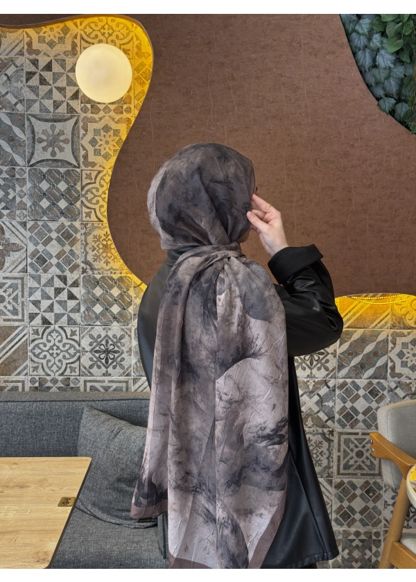  Ceylin Desenli Bambu Şal -3