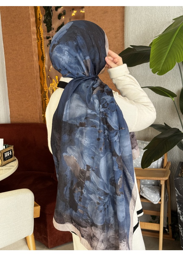  Ceylin Desenli Bambu Şal -2