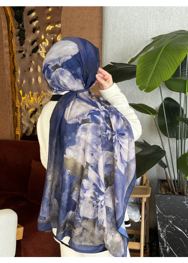  Ceylin Desenli Bambu Şal -2
