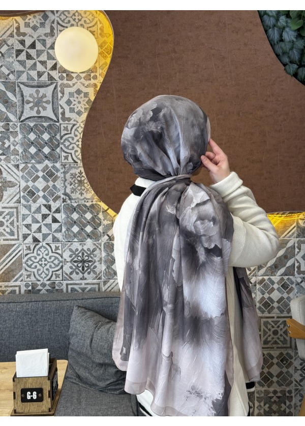 Ceylin Desenli Bambu Şal -1