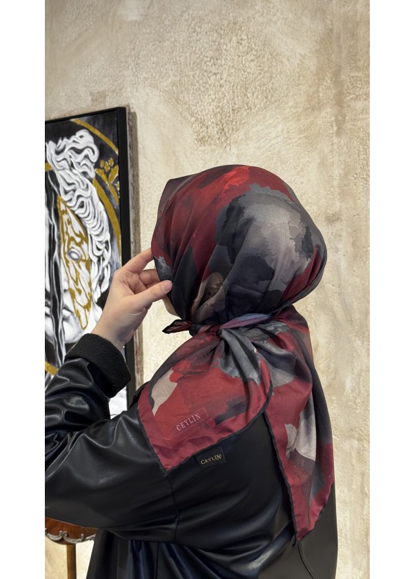 Ceylin Desenli Soft Eşarp-15