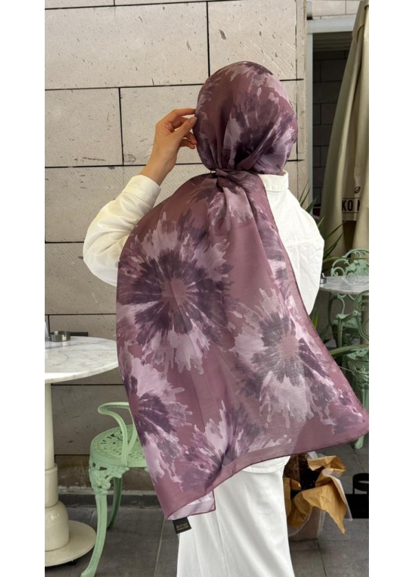 Ceylin Soft Batik Patlama Desenli Pamuklu Şal - C10