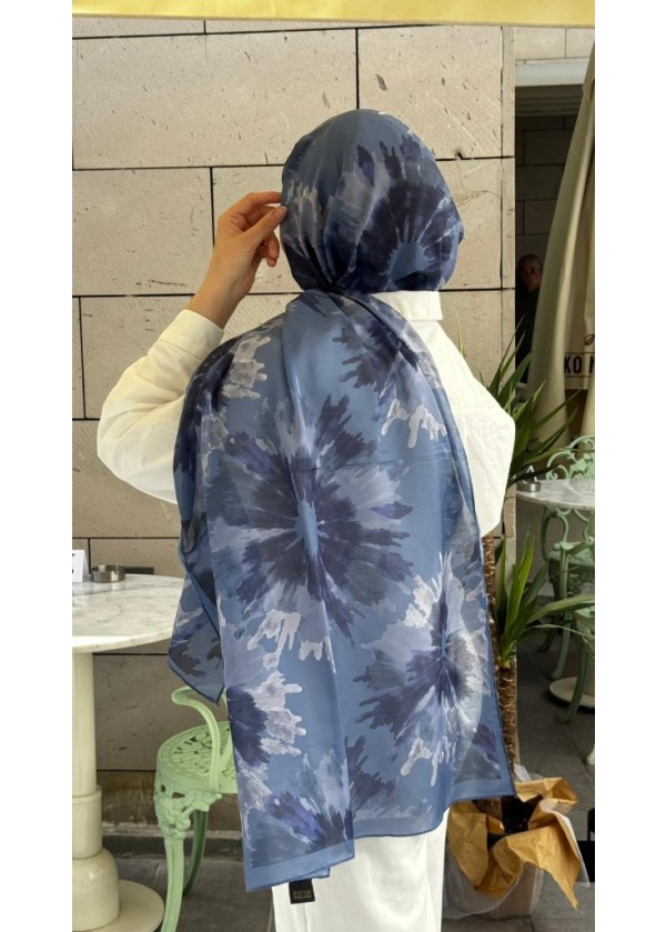 Ceylin Soft Batik Patlama Desenli Pamuklu Şal - C11