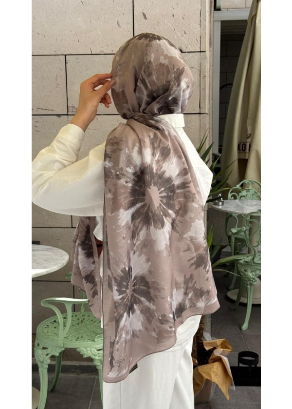 Ceylin Soft Batik Patlama Desenli Pamuklu Şal - C3