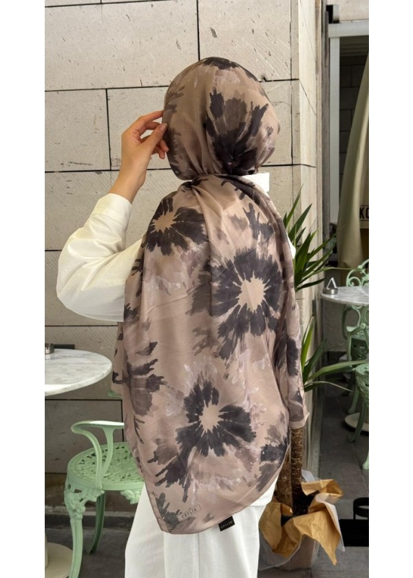 Ceylin Soft Batik Patlama Desenli Pamuklu Şal - C6