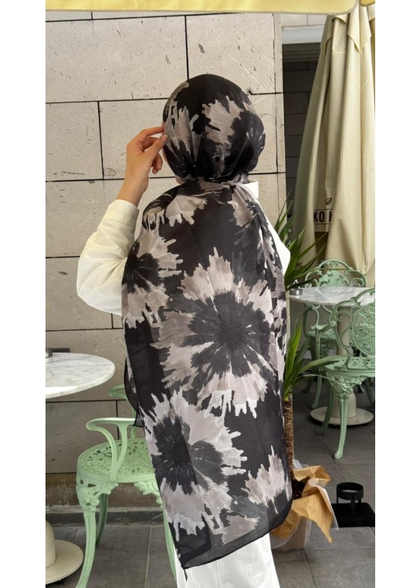Ceylin Soft Batik Patlama Desenli Pamuklu Şal - C8