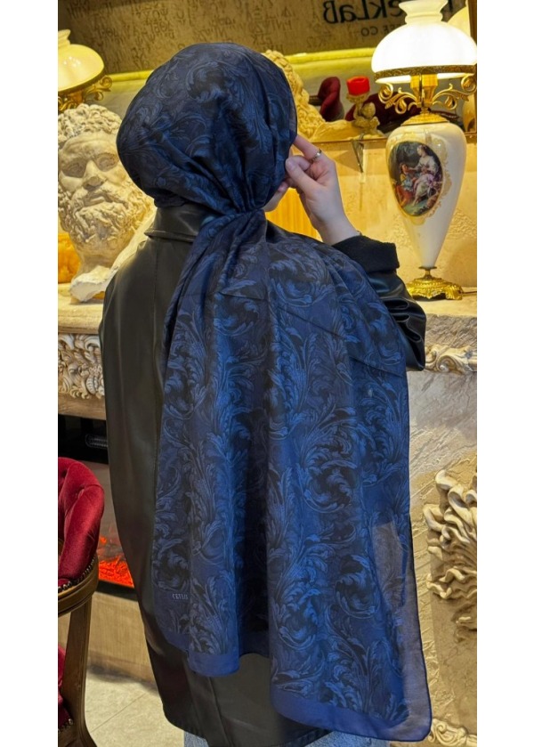 Ceylin Soft Barok Saray Damask Desenli Pamuklu Şal - C2